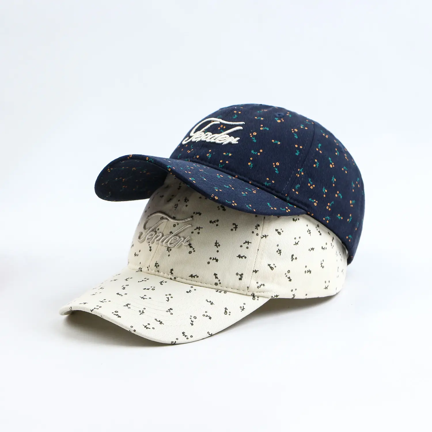 Pink Floral Baseball Cap for Women with Embroidery — feature 4