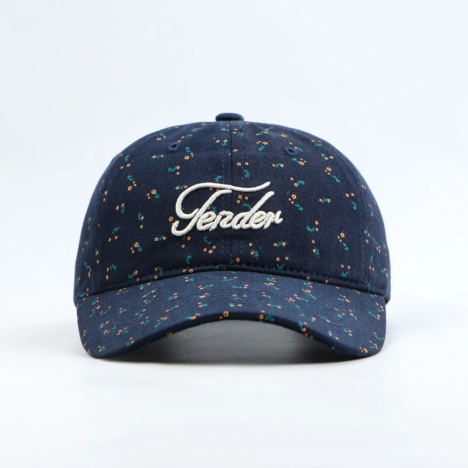 Pink Floral Baseball Cap for Women with Embroidery — feature 6