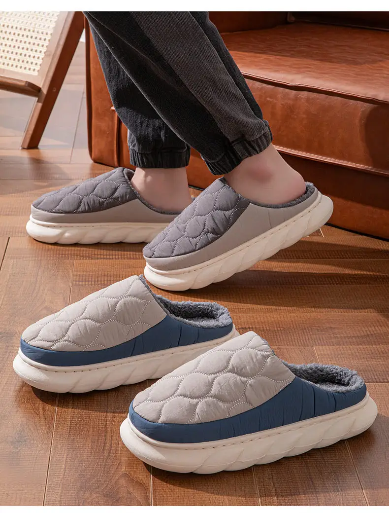 Plus Size Cotton Slippers for Men Autumn Winter 2025 — feature 11