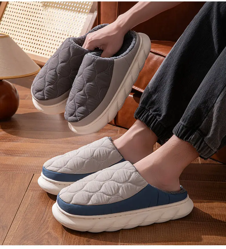 Plus Size Cotton Slippers for Men Autumn Winter 2025 — feature 12