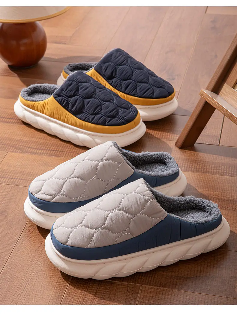 Plus Size Cotton Slippers for Men Autumn Winter 2025 — feature 14