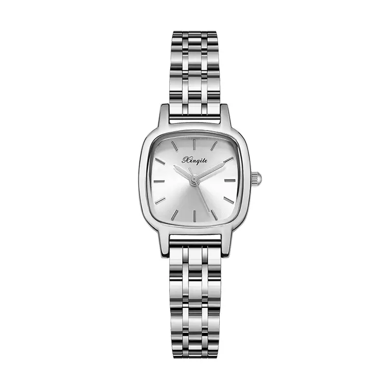 Women's Steel Band Quartz Watch with White Dial - Image 8