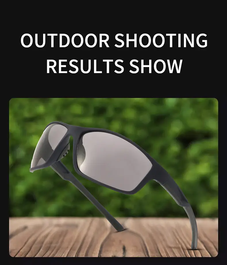 Men Cycling Sunglasses with Real Film Lens Blue — feature 14