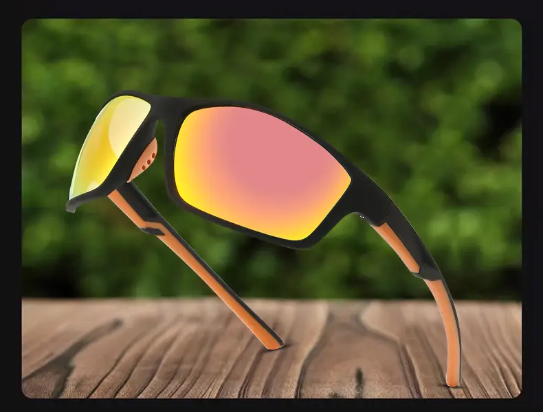 Men Cycling Sunglasses with Real Film Lens Blue — feature 15