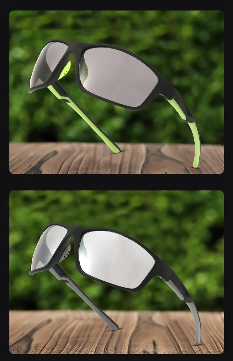 Men Cycling Sunglasses with Real Film Lens Blue — feature 16