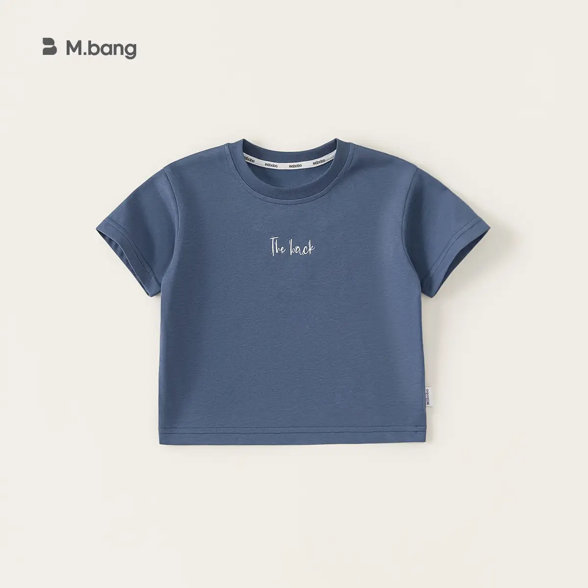 M Balang Boys Grey T-Shirt Casual Short Sleeve — feature 2