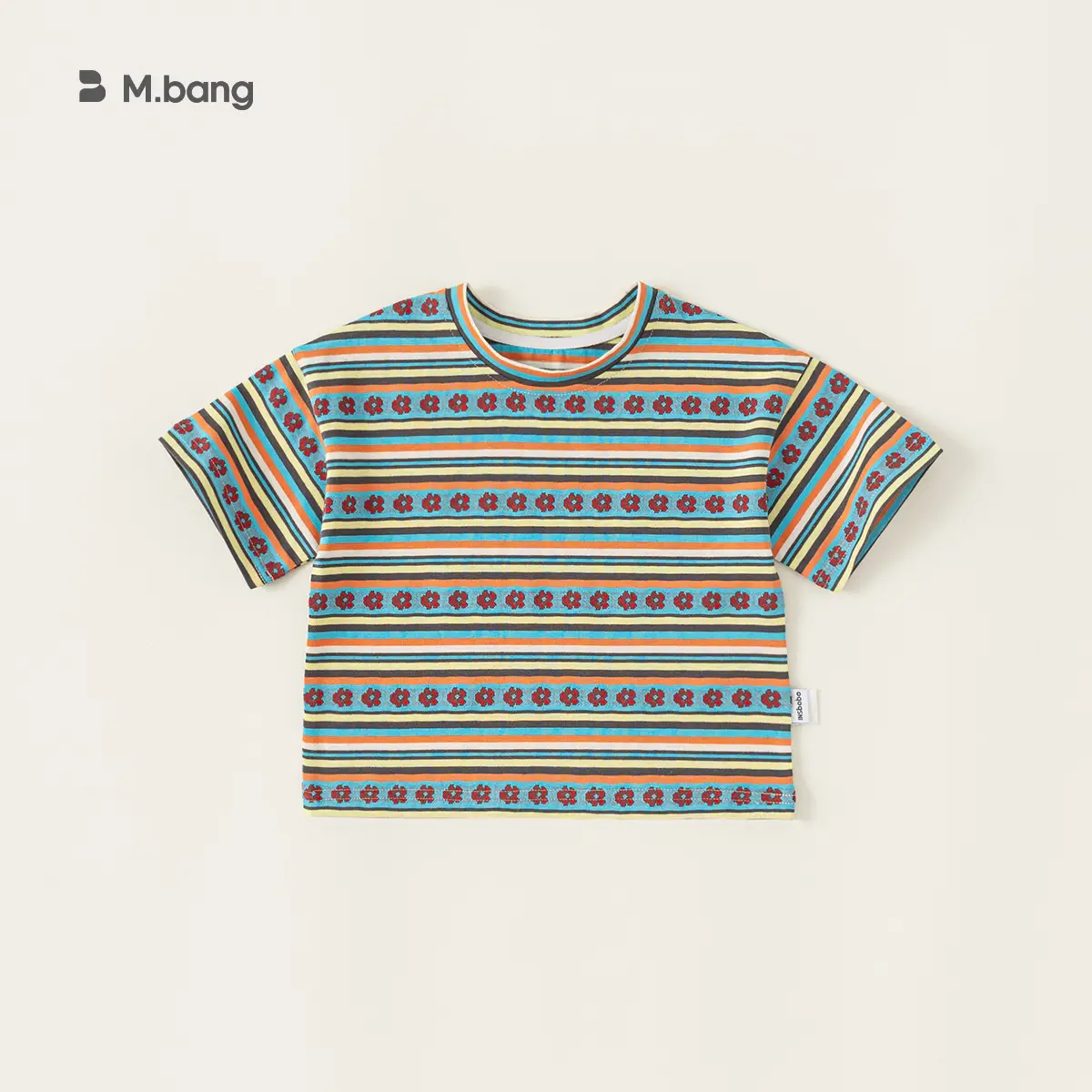 M Balang Boys Grey T-Shirt Casual Short Sleeve — feature 9