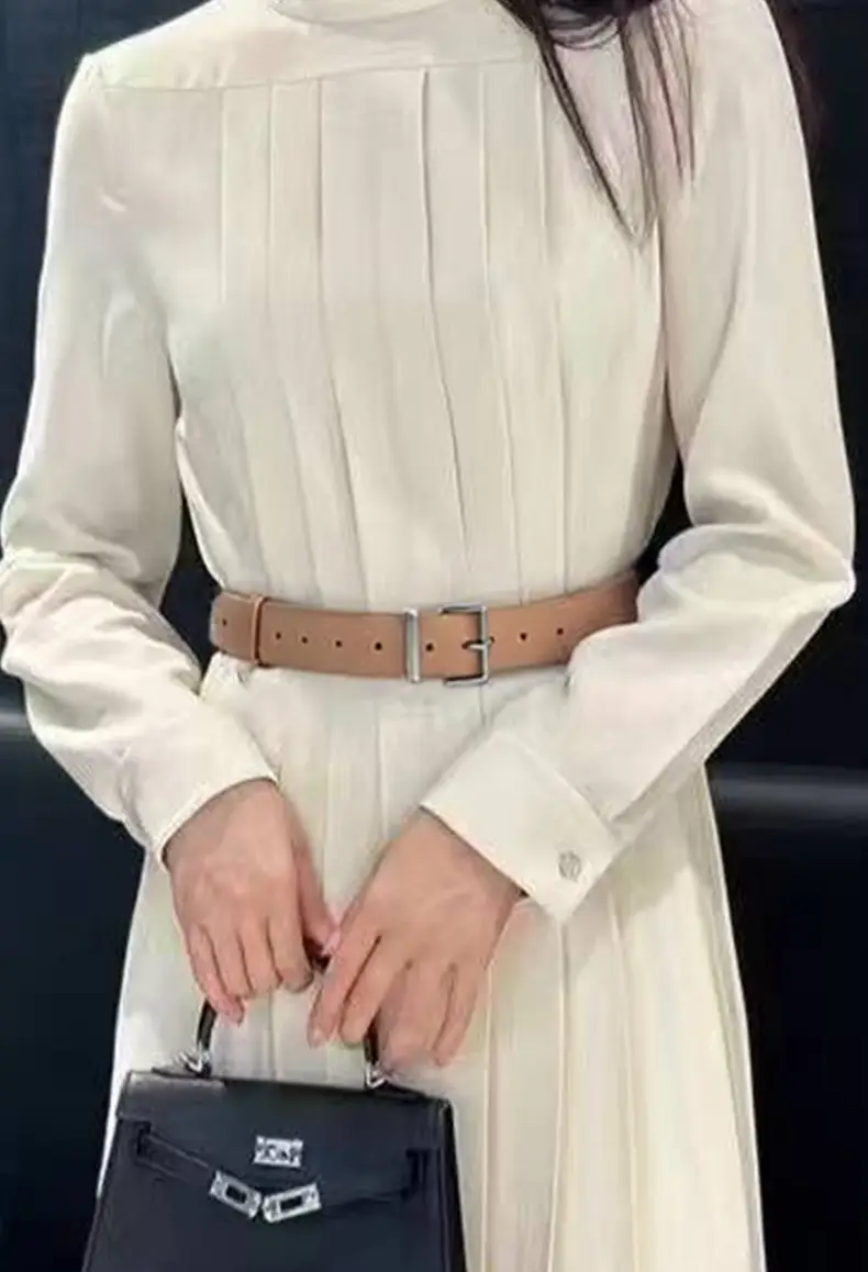 New Style Women's Frosted Suede Belt with Jeans & Skirts — feature 1