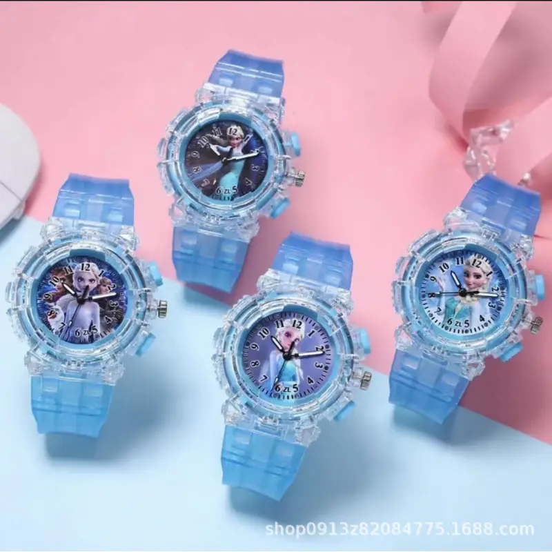 Pink Ice and Snow Princess Kids Watch