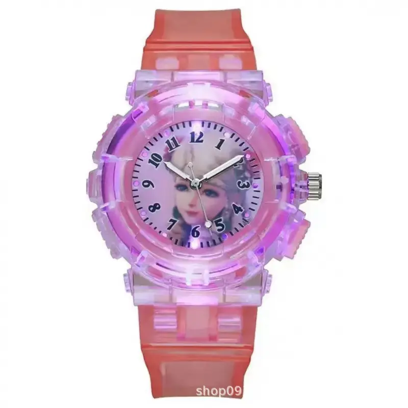 Pink Ice and Snow Princess Kids Watch