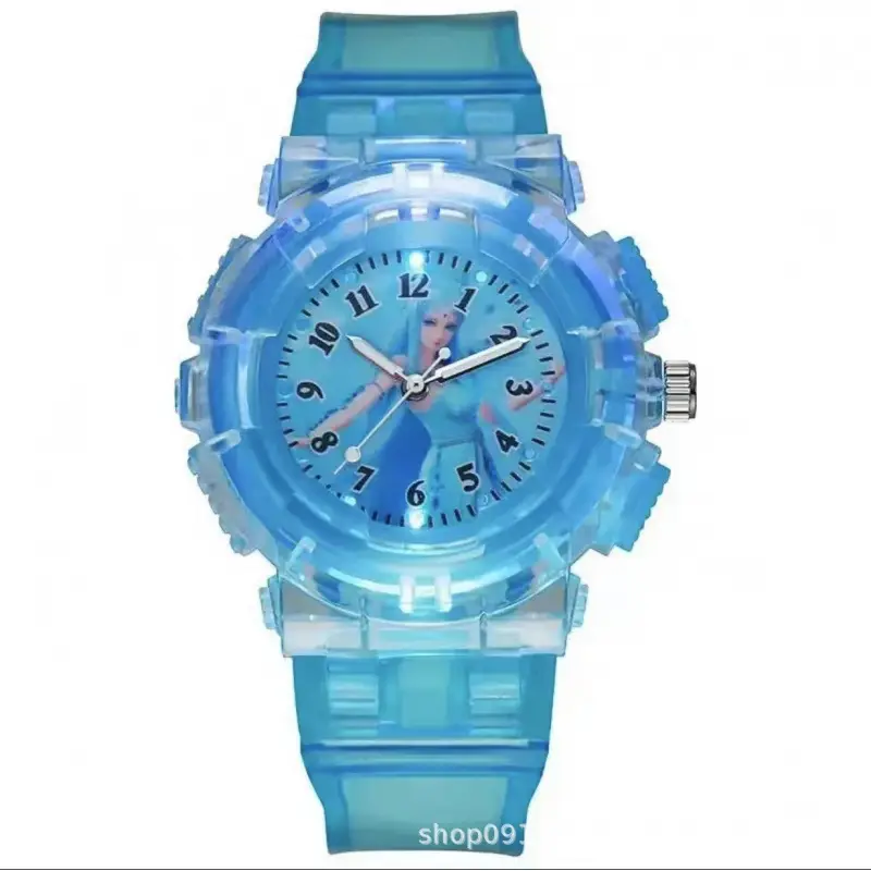 Pink Ice and Snow Princess Kids Watch