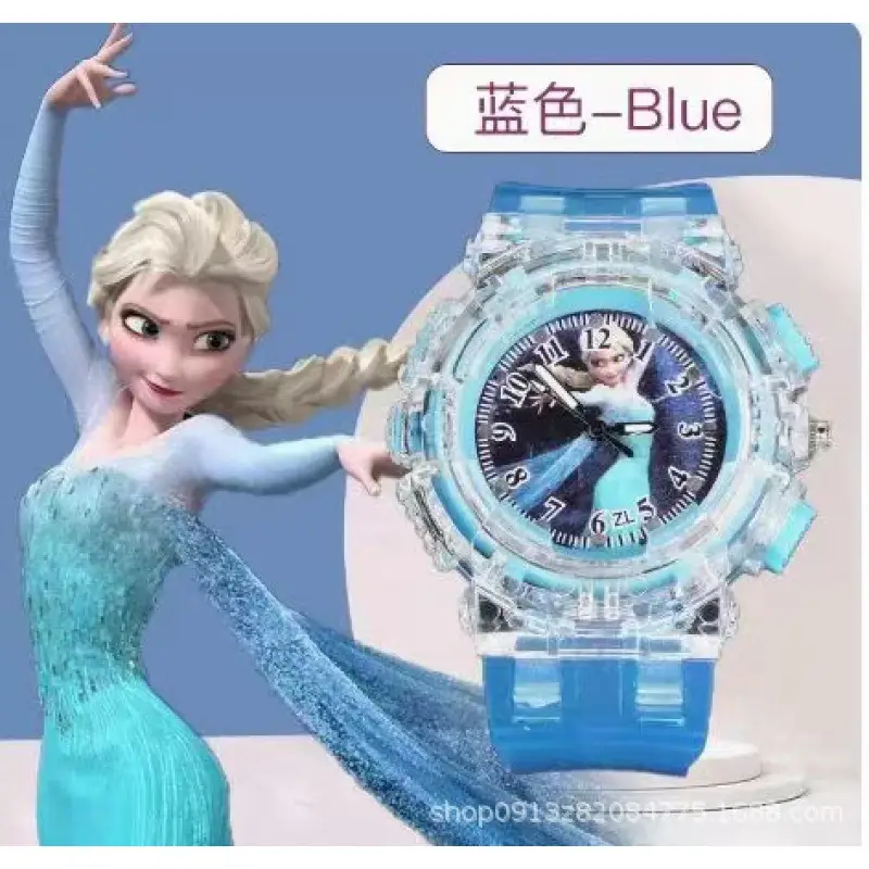 Pink Ice and Snow Princess Kids Watch