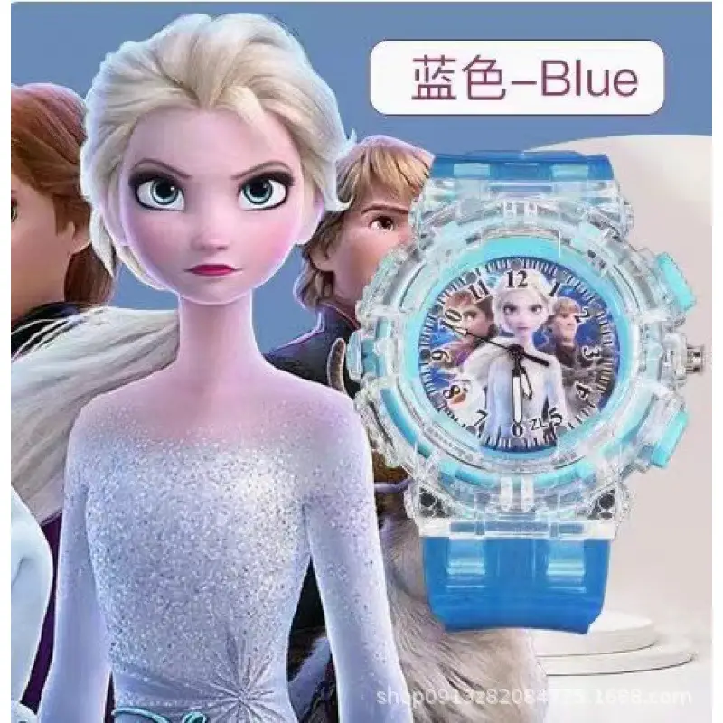 Pink Ice and Snow Princess Kids Watch