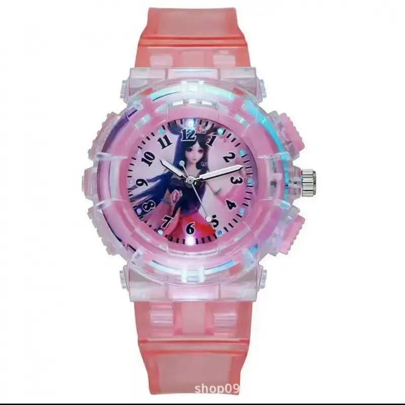 Pink Ice and Snow Princess Kids Watch