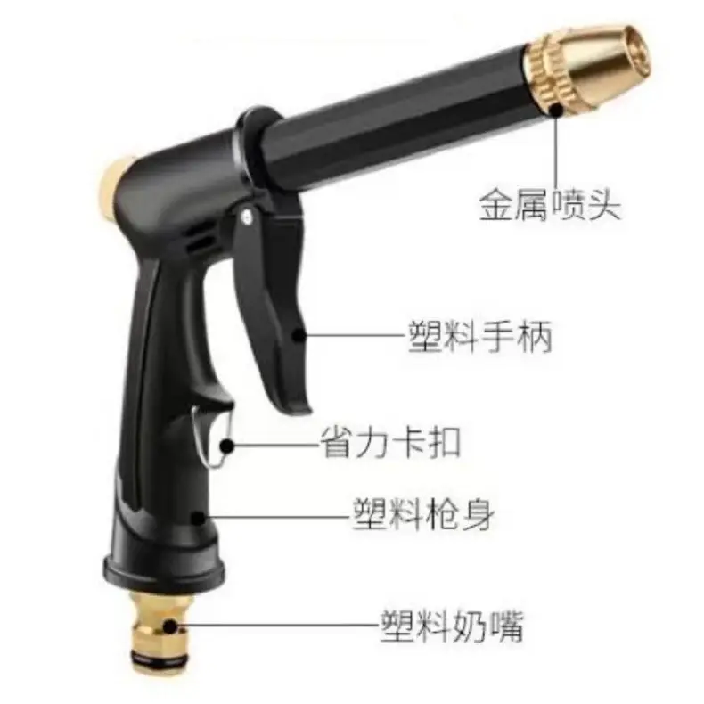 Household Car Wash Hose Telescopic Hose High Pressure Explosion-Proof Tap Water Portable Hose Garden Magic Telescopic Hose Cover