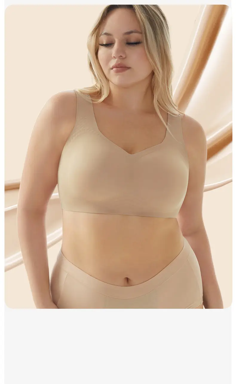Seamless Plus-Size Foundation 100kg Large Size Bra for Big Busts, Minimizing and Anti-Sagging Bra — feature 13