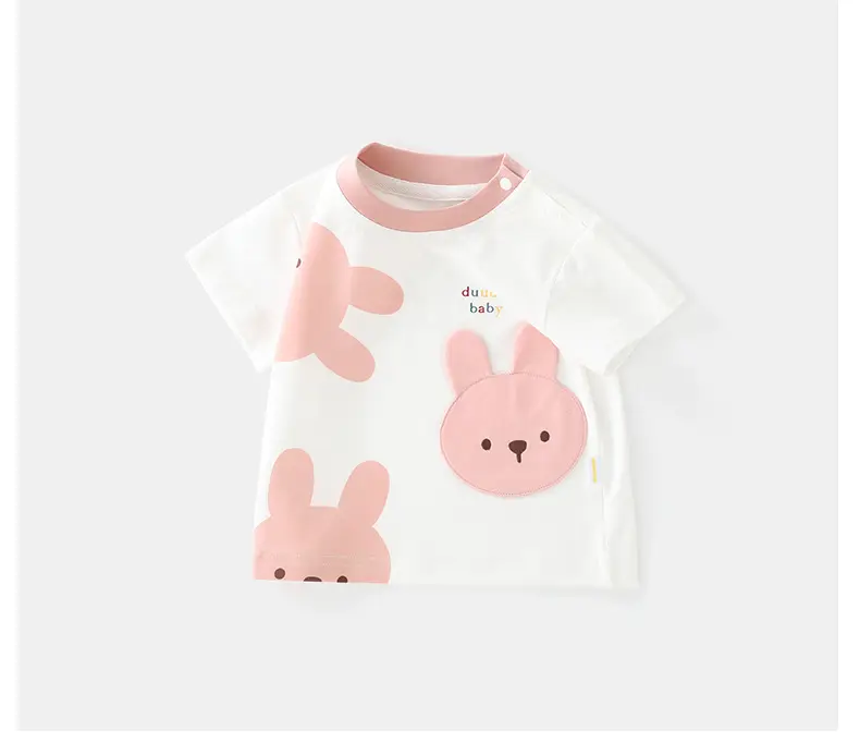 Korean Style Baby Girl Cotton T-Shirt Summer — feature 20