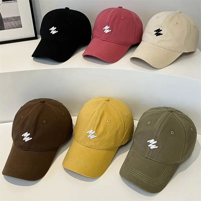 Men's Red Duckbill Baseball Cap with Logo - Image 7