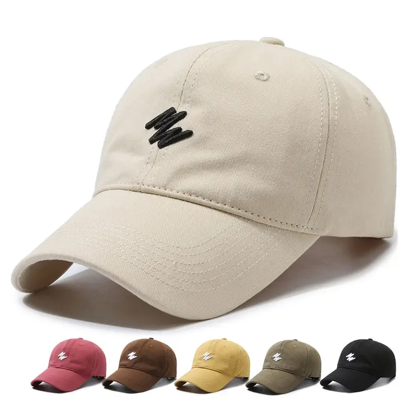 Men's Red Duckbill Baseball Cap with Logo - Image 9