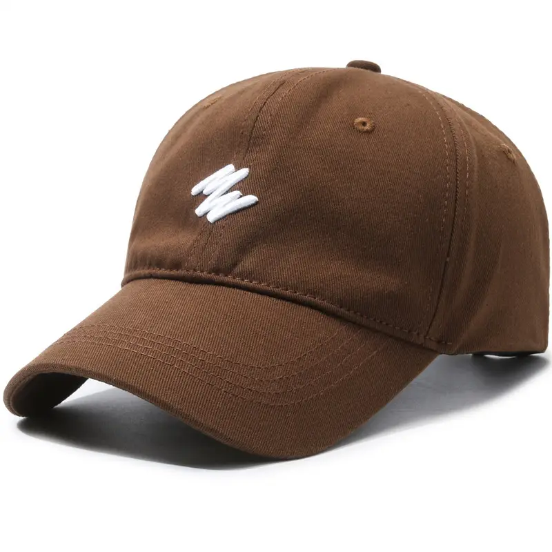 Men's Red Duckbill Baseball Cap with Logo - Image 3
