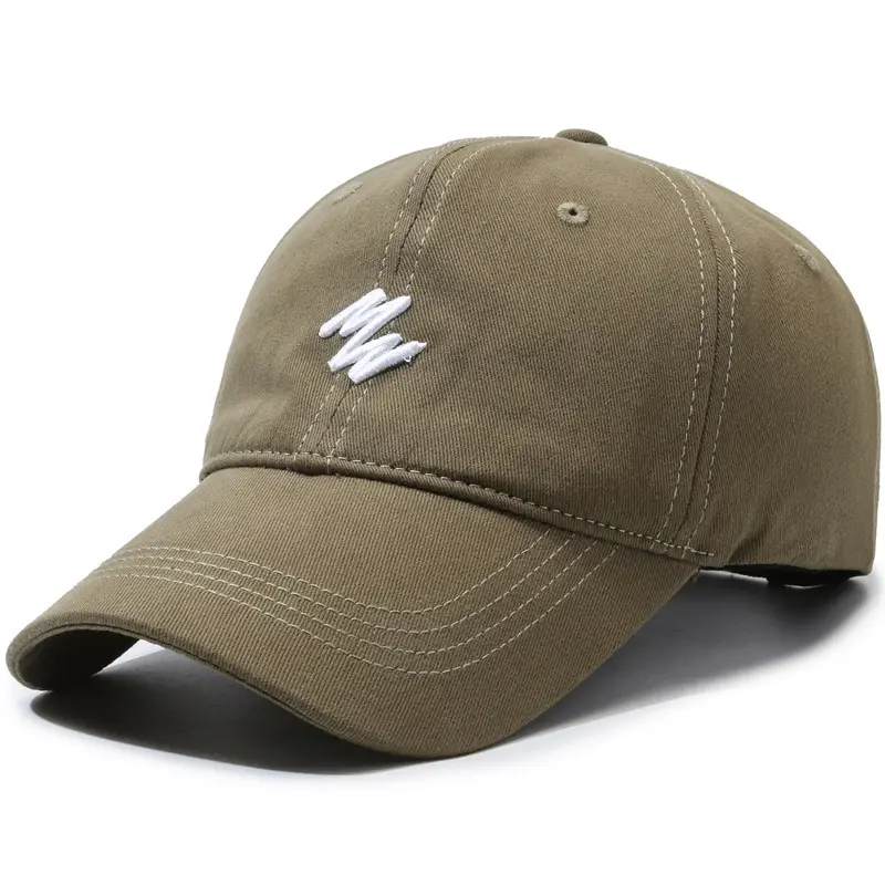 Men's Red Duckbill Baseball Cap with Logo - Image 4