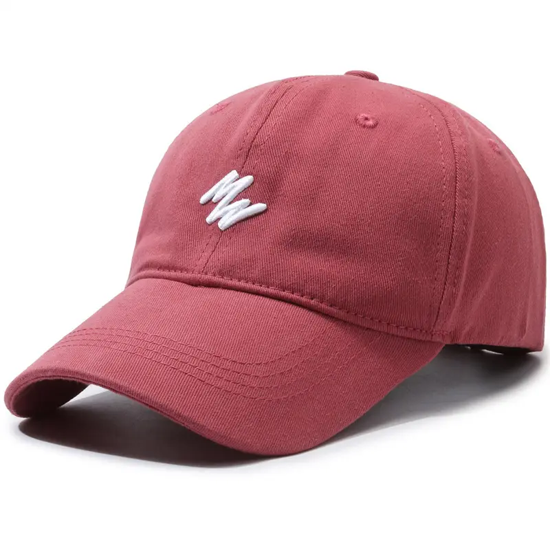 Men's Red Duckbill Baseball Cap with Logo - Image 5