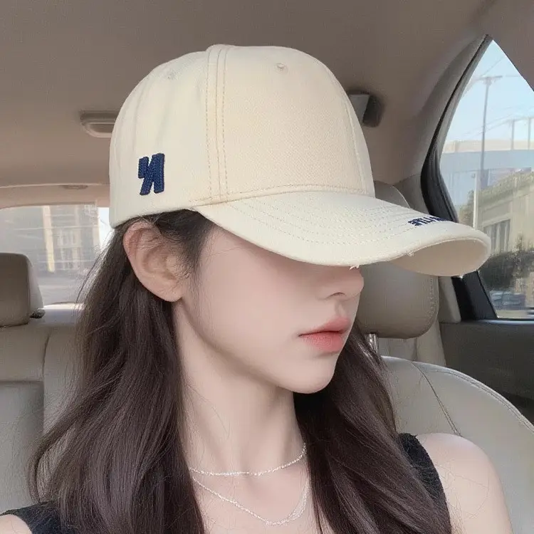 Women Face-Slimming Duckbill Cap with Retro Enlarged Brim