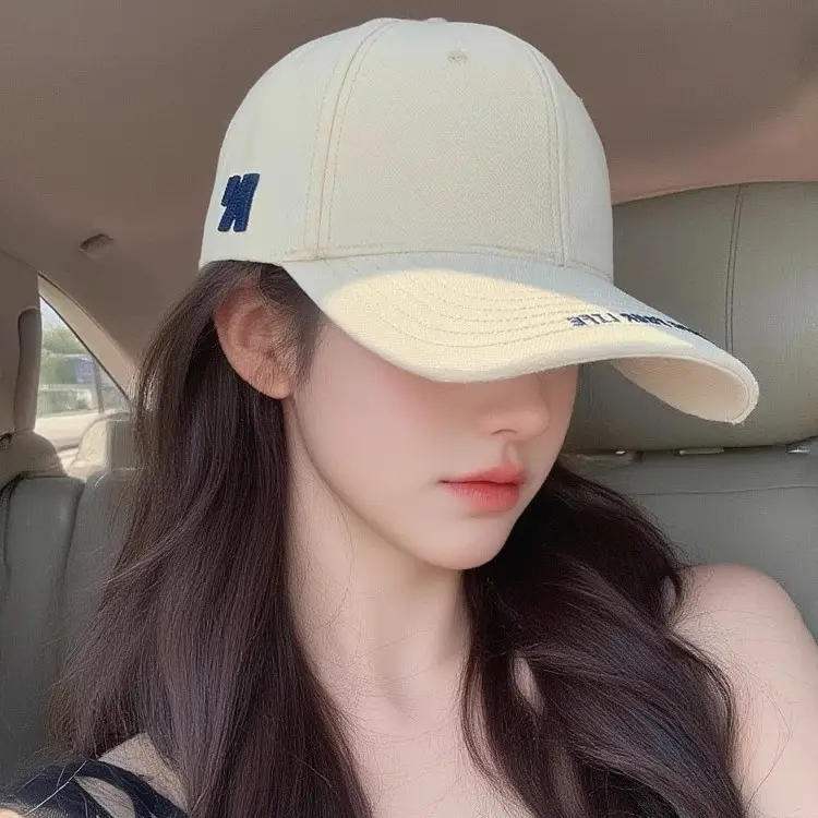 Women Face-Slimming Duckbill Cap with Retro Enlarged Brim