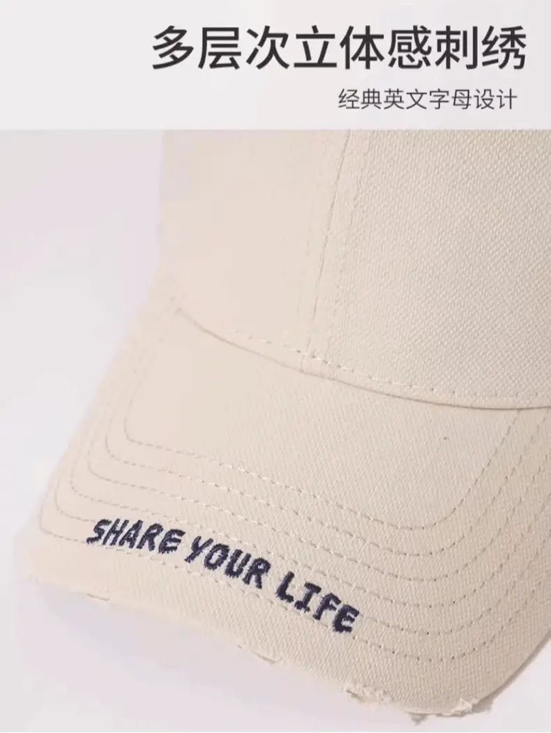 Women Face-Slimming Duckbill Cap with Retro Enlarged Brim — feature 21