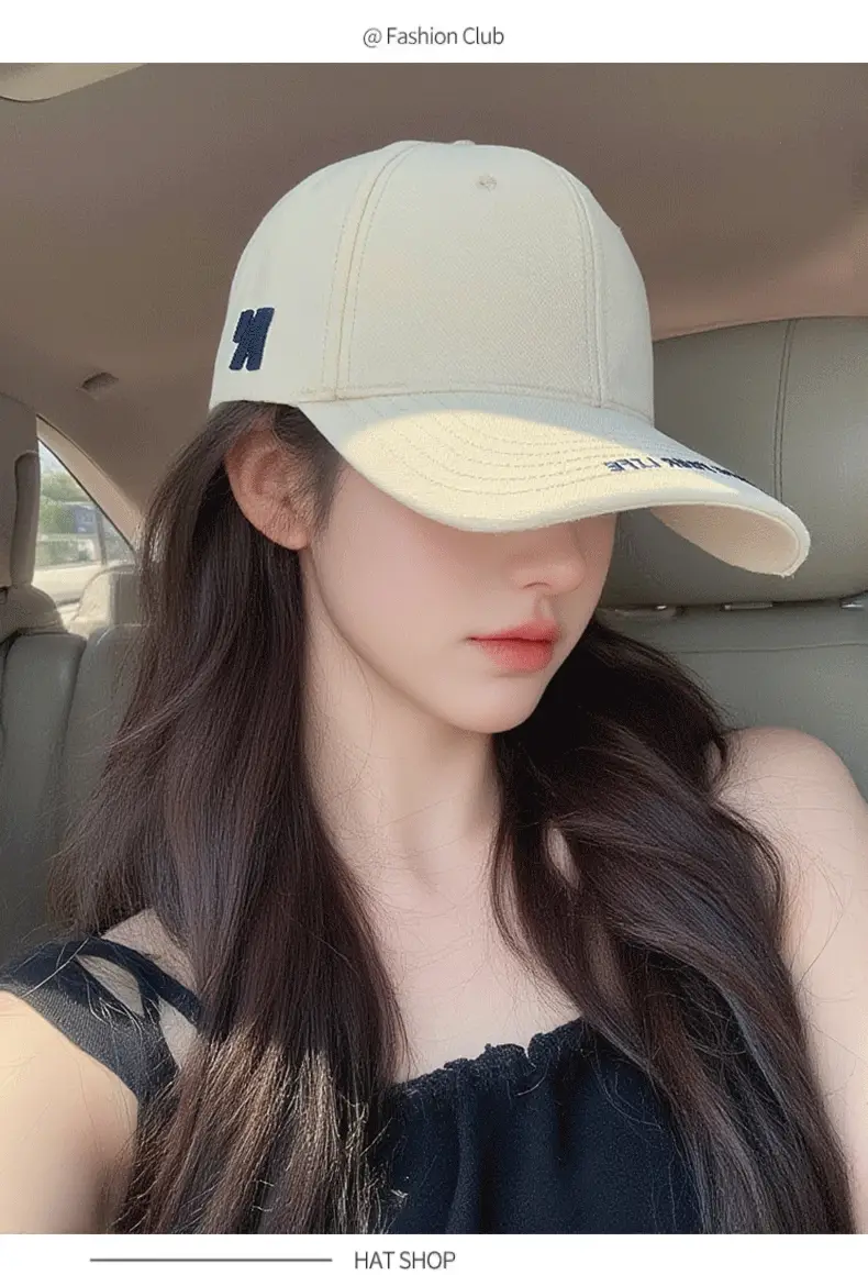 Women Face-Slimming Duckbill Cap with Retro Enlarged Brim — feature 5