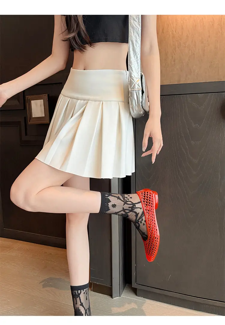 Korean Jelly Shoes, Shallow Mouth Flats, Crystal Pvc Outdoor Casual Pointed Toe Sandals and Slippers, One-Leg Cut Out Dance Shoes — feature 28