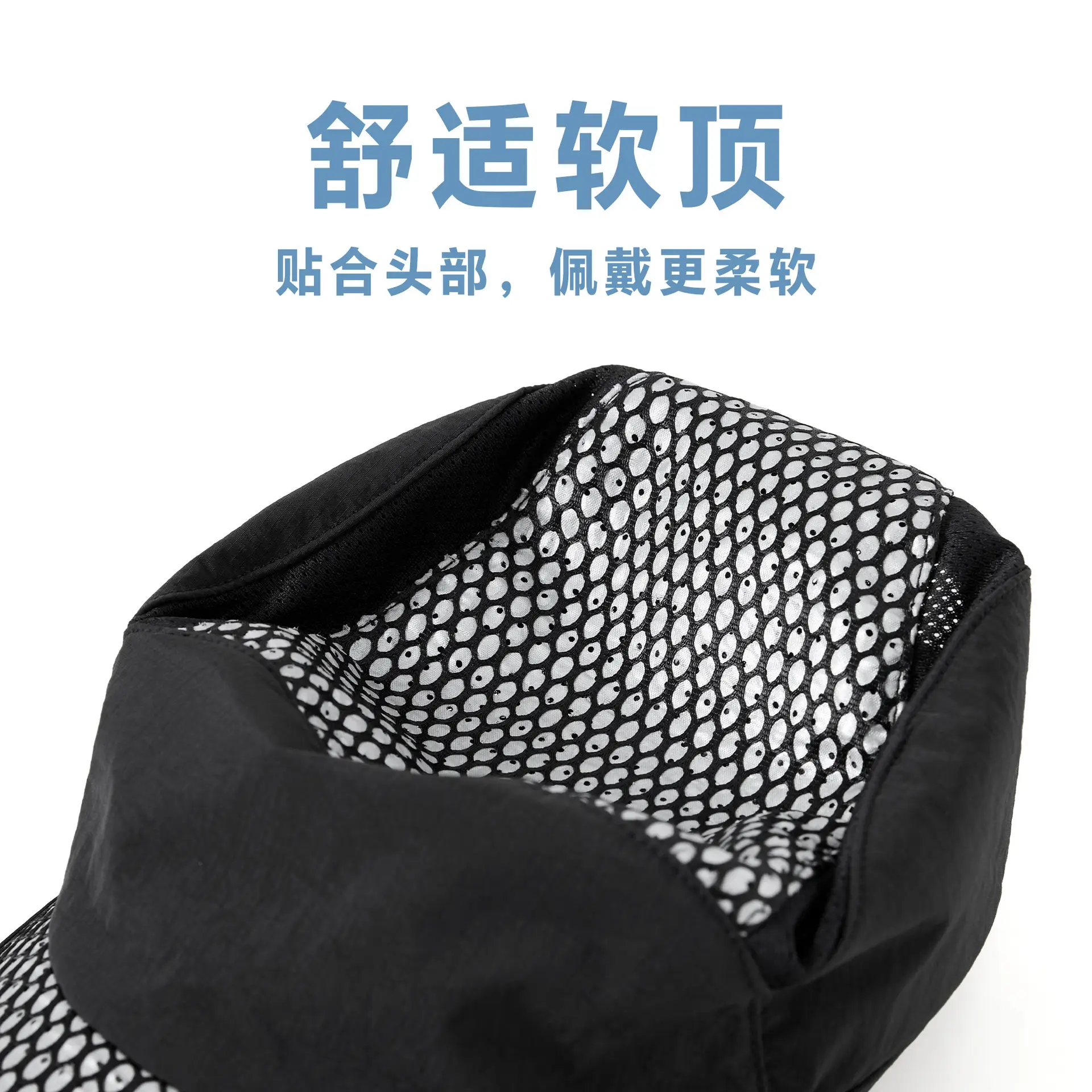 Women Mesh Baseball Cap with Adjustable Strap
