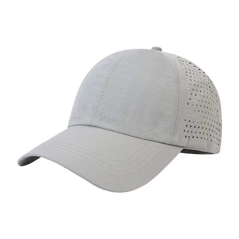 Blue Mesh Duckbill Cap with Ponytail for Summer Sports - Image 16
