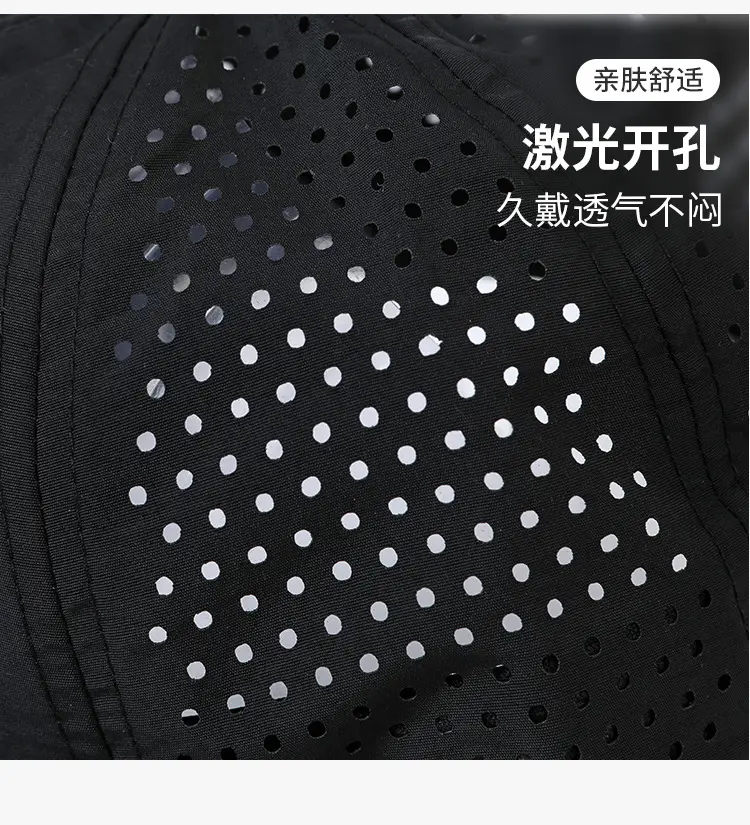 Blue Mesh Duckbill Cap with Ponytail for Summer Sports — feature 10