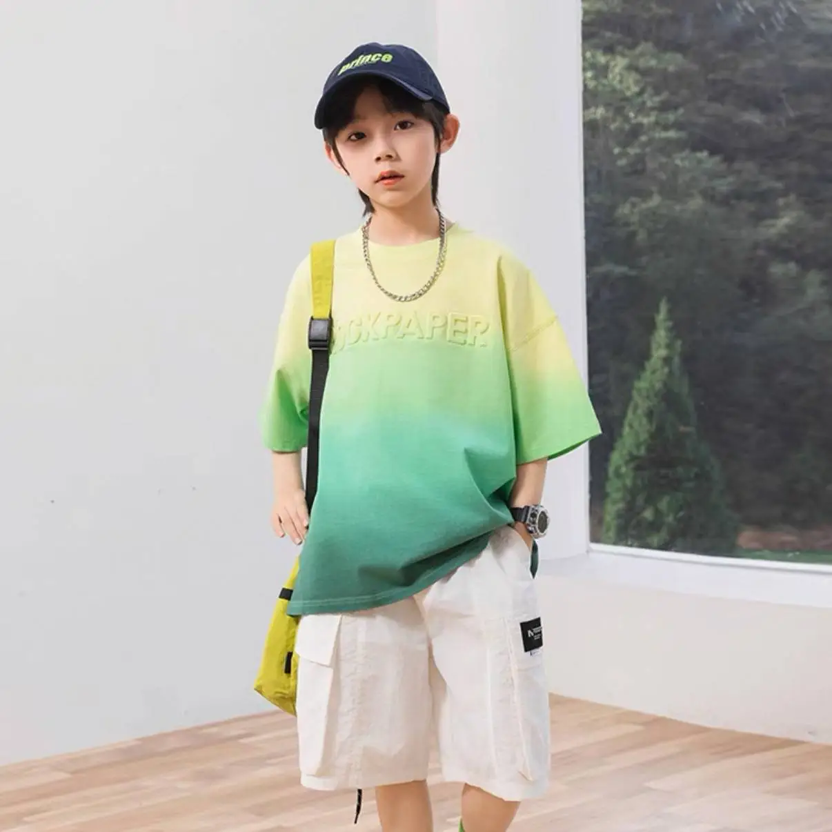 Boys Tie-Dye Cotton T-Shirt Summer Casual - Image 3