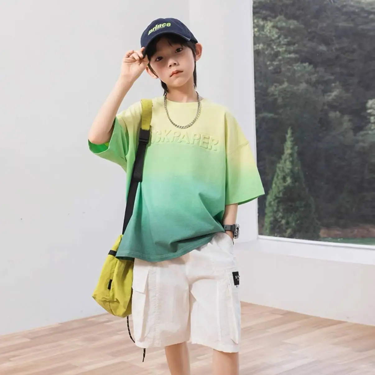 Boys Tie-Dye Cotton T-Shirt Summer Casual - Image 5