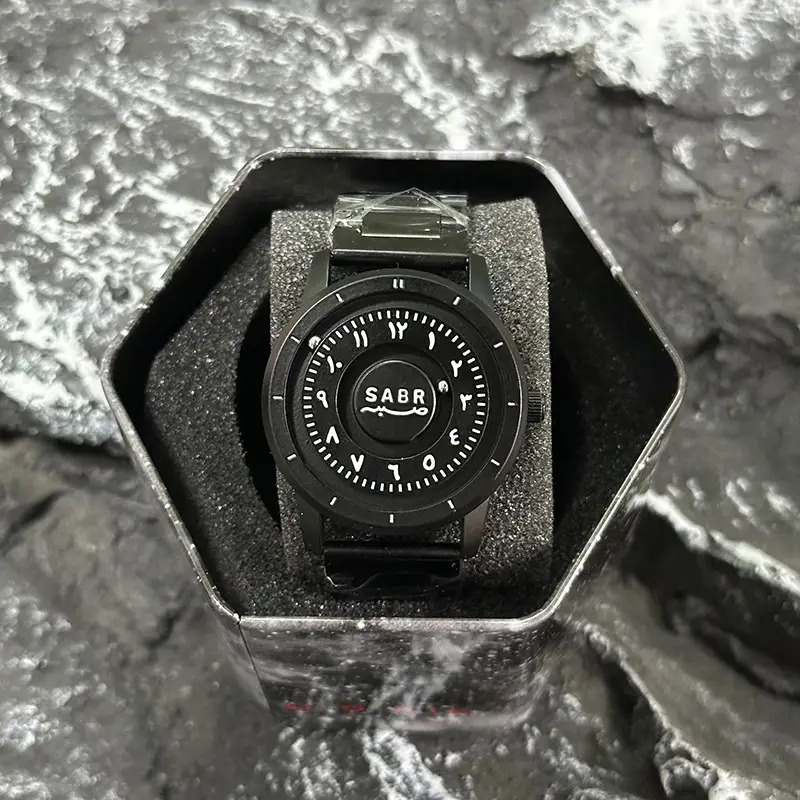 Magnetic Levitation Watch Silver Gray Dial Waterproof Men's Women's Quartz - Image 5