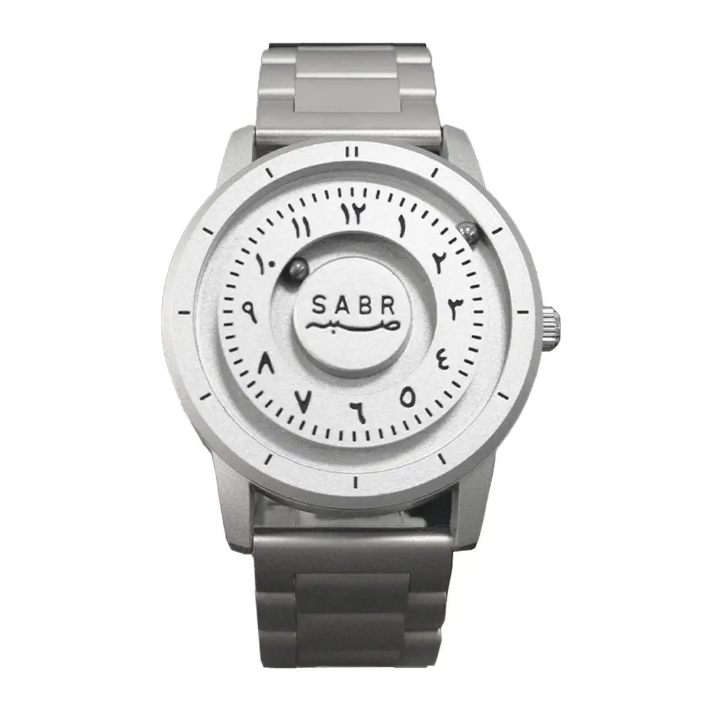 Magnetic Levitation Watch Silver Gray Dial Waterproof Men's Women's Quartz - Image 7