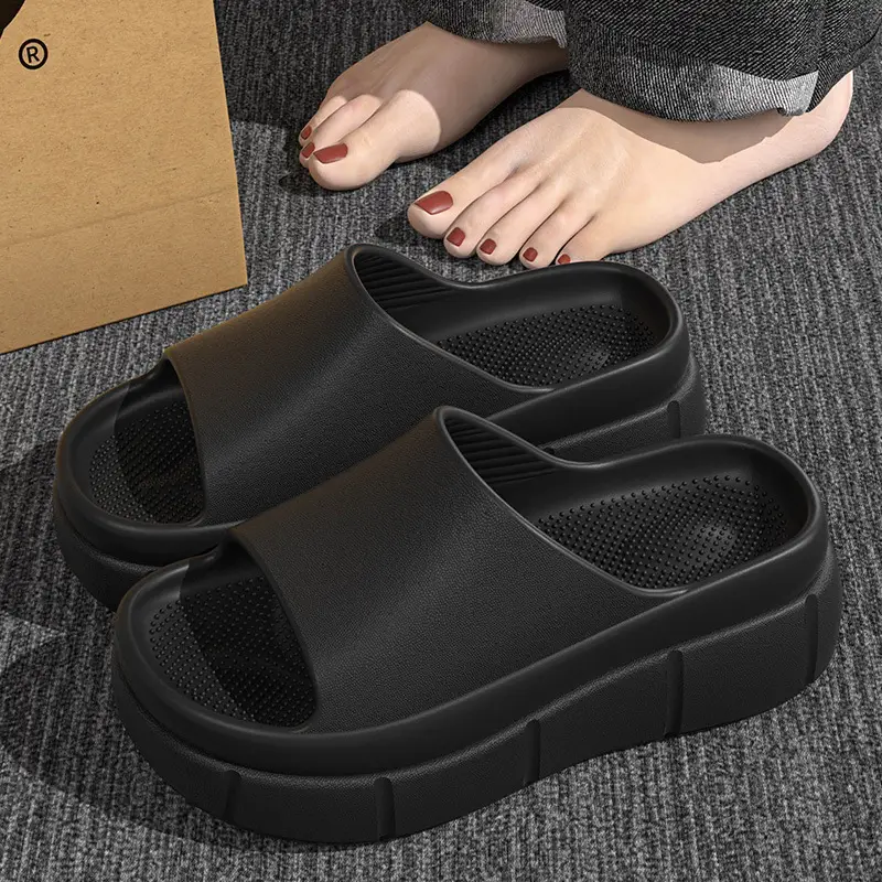 2026 New Fashion Soft-Soled High-Heeled Eva Women's Slip-On Sandals, Height-Increasing Versatile Trendy Comfortable Sandals for Women - Image 5