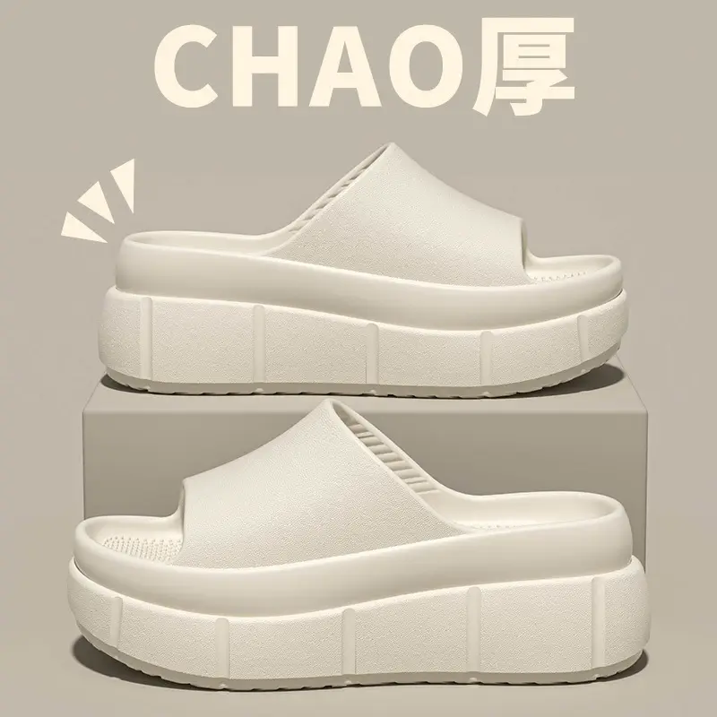 2026 New Fashion Soft-Soled High-Heeled Eva Women's Slip-On Sandals, Height-Increasing Versatile Trendy Comfortable Sandals for Women - Image 7