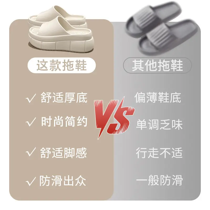 2026 New Fashion Soft-Soled High-Heeled Eva Women's Slip-On Sandals, Height-Increasing Versatile Trendy Comfortable Sandals for Women — feature 11