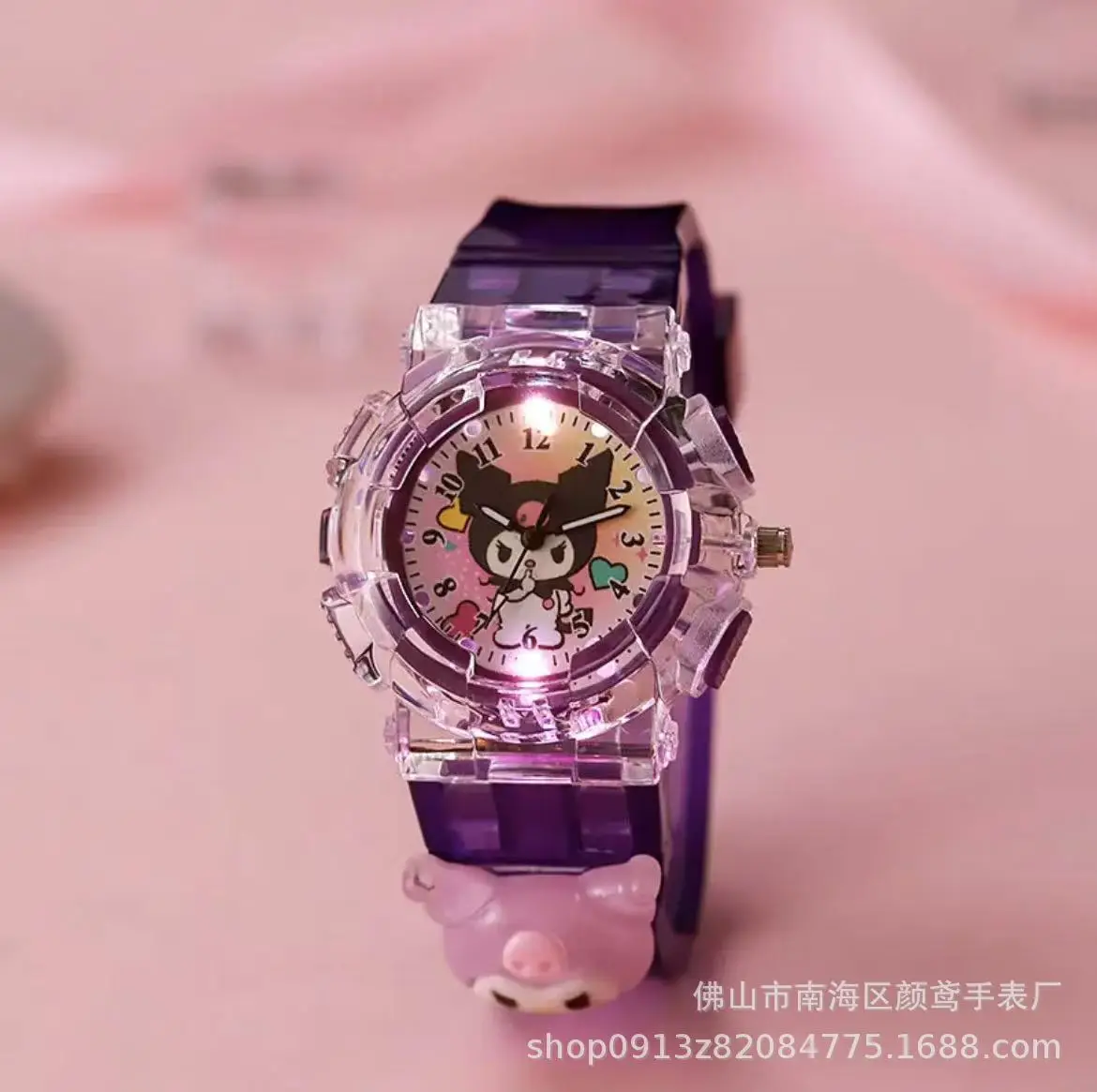 Luminous Kuromi Quartz Watch for Girls — feature 7