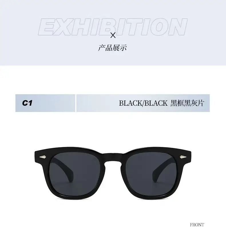 2025 Black Frame Anti-UV Sunglasses for Women — feature 14