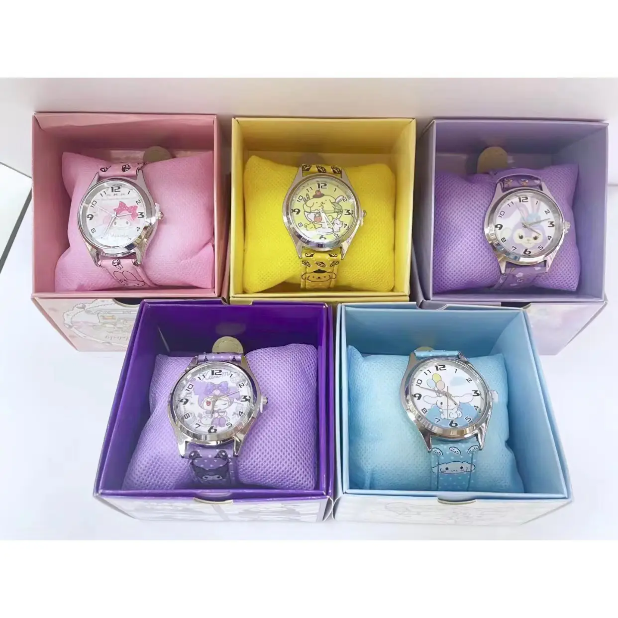 Cute Cartoon Watch for Kids Boys Girls Quartz Pointer — feature 1