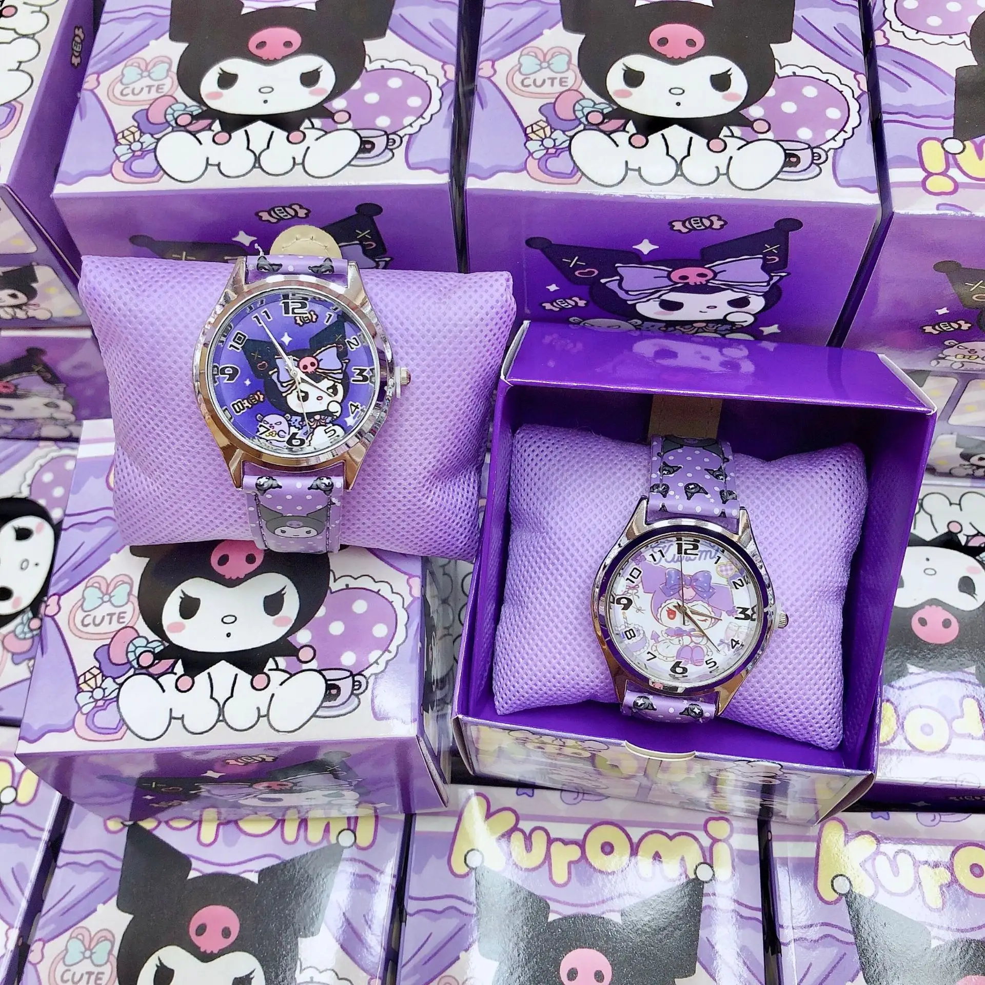 Cute Cartoon Watch for Kids Boys Girls Quartz Pointer — feature 2