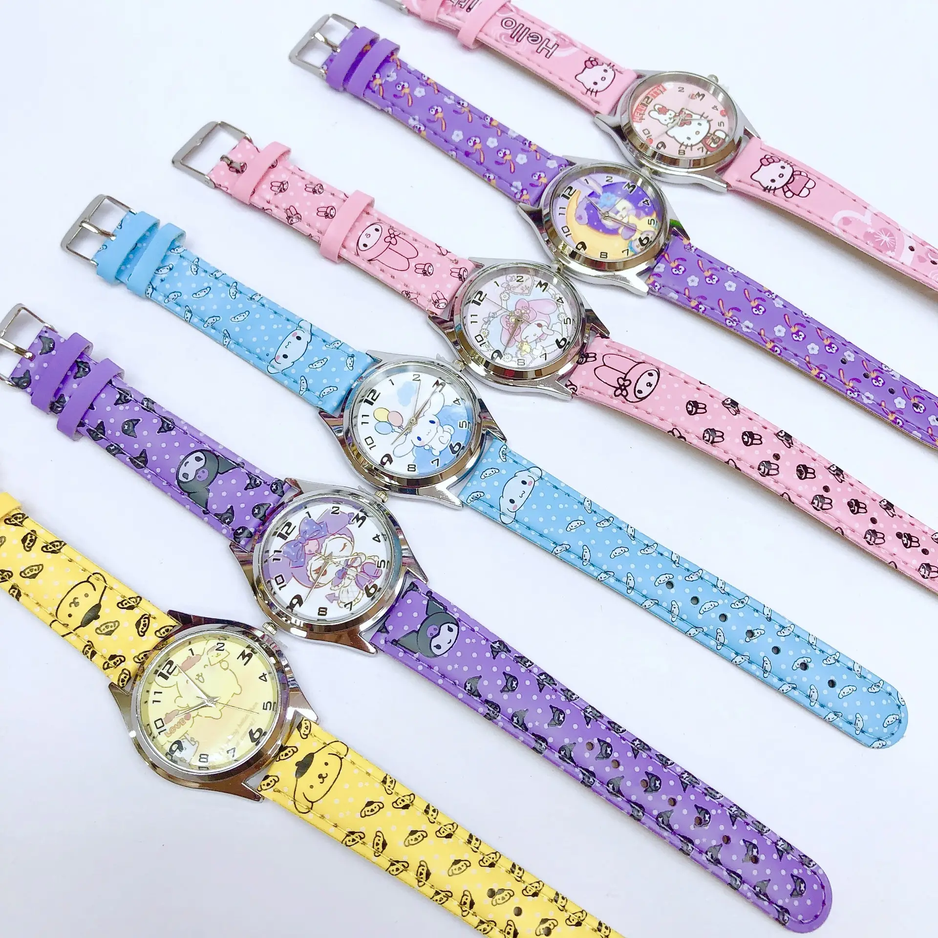 Cute Cartoon Watch for Kids Boys Girls Quartz Pointer — feature 8