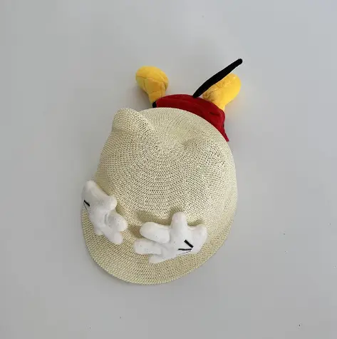 Baby Straw Hat with Hands Covering Face for Kids - Image 11