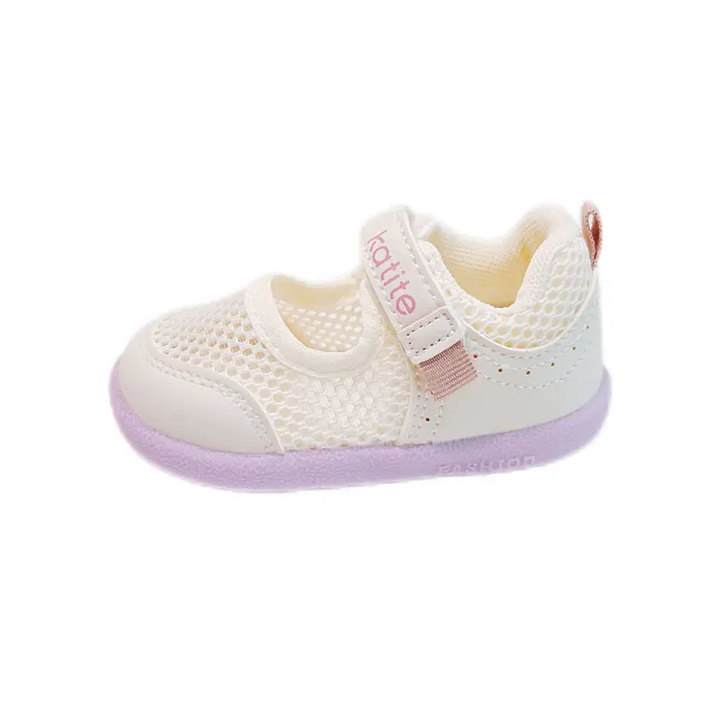 Baby Mesh Sandals White Blue Purple 2025 Summer