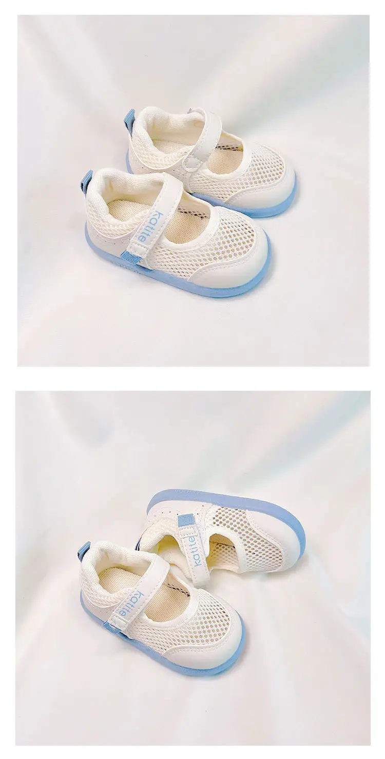 Baby Mesh Sandals White Blue Purple 2025 Summer — feature 10