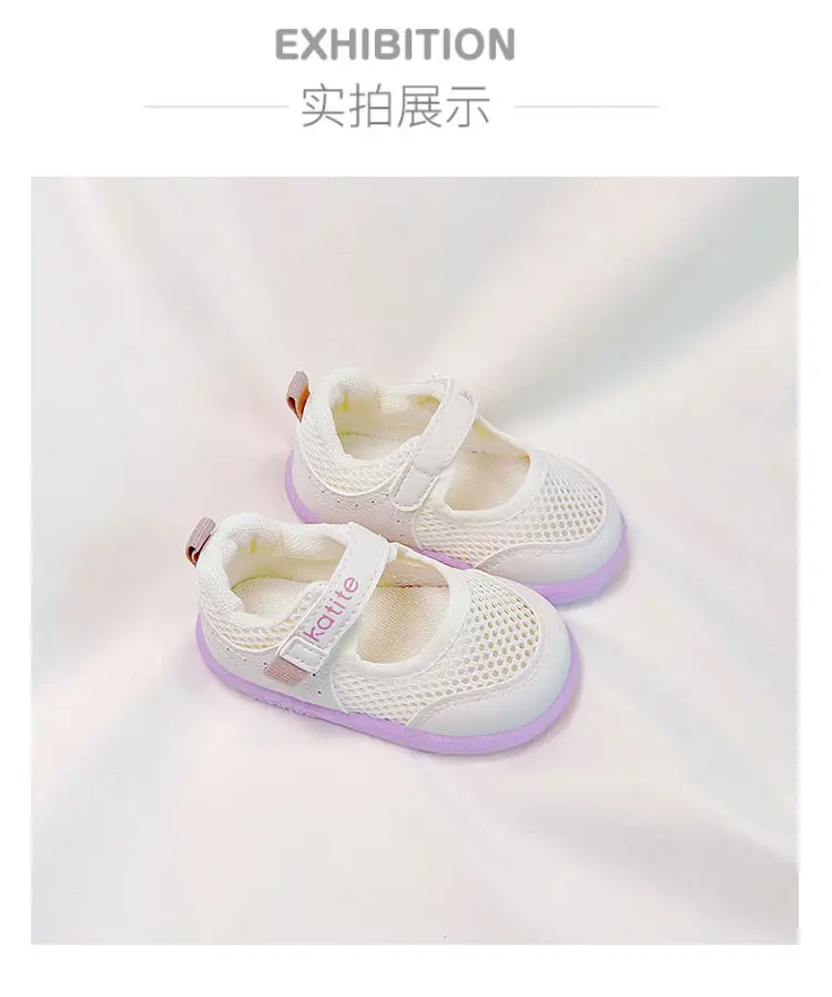 Baby Mesh Sandals White Blue Purple 2025 Summer — feature 7